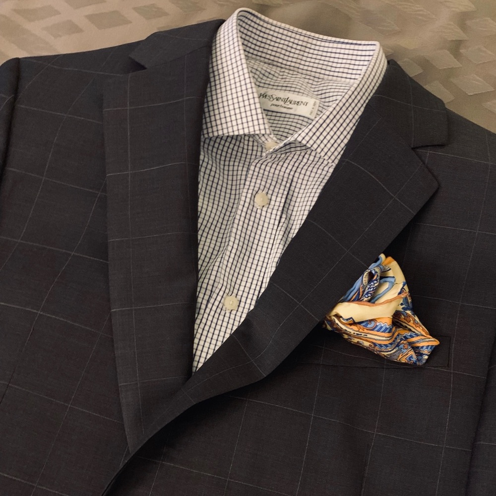 NWT Theory Malcom windowpane blazer